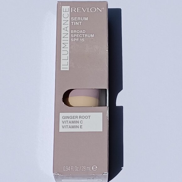 New Revlon Illuminance Face Tint Serum 117 Light Beige SPF 15 Foundation - Picture 1 of 4